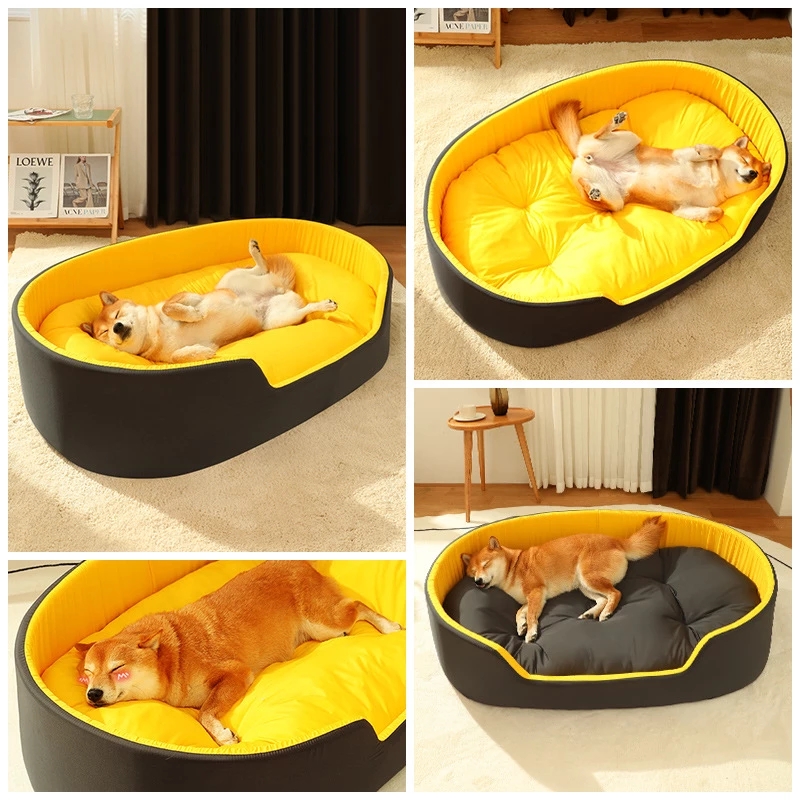 速发Pet Dog Bed Wm Cushio  a dium Lge Dogs eepi - 图1