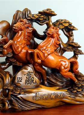 新品马摆件招财客厅m酒柜玄关办公室桌摆设装饰品乔迁工艺礼品马