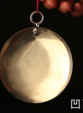 极速黄铜凹镜凸镜财铜镜家用招镜子门口装饰挂件用V品随身配件结