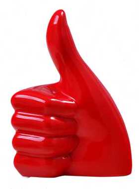 新品厂家红色家居软装饰品摆件客厅玄关隔K断摆设创意抽象艺术品