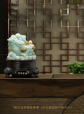 速发招收金蟾摆迁客厅办公室财银台三足蟾蜍装饰品店铺乔件开业礼