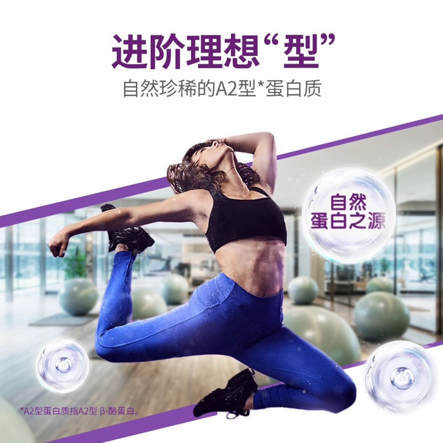 【送礼甄选】a2澳洲 紫吨吨全家高钙全脂奶粉 900g*2罐 国庆礼盒