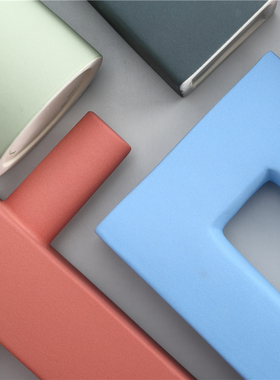 速发莫兰迪色花瓶民宿桌面家居软陶饰品创意抽象术瓷艺装摆件