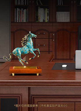 速发马到件功铜马摆成招财客柜办公室酒厅生肖马装饰铜工艺礼品摆