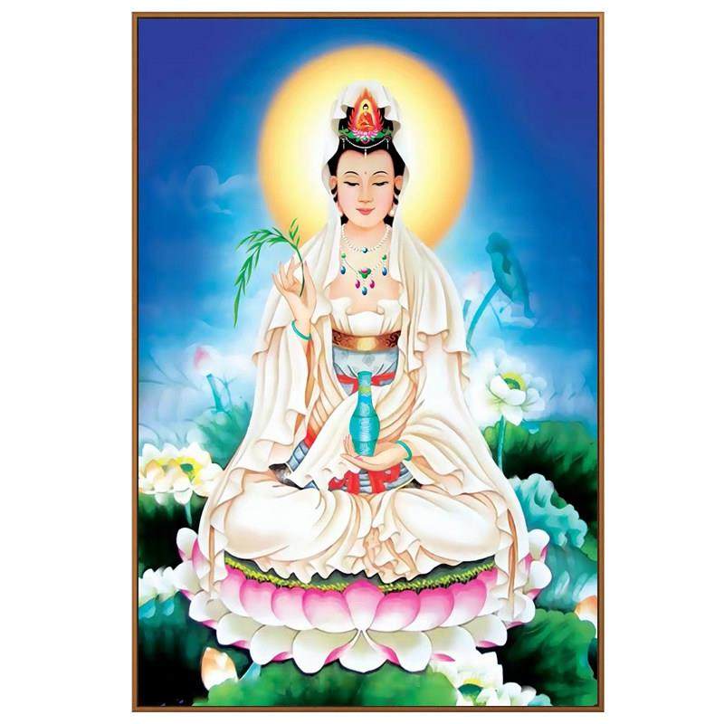 钻石画满钻2025新款佛像菩萨点贴钻十字绣坐莲观音送子手工diy,淘宝优惠券,粉丝福利购,淘宝优惠卷