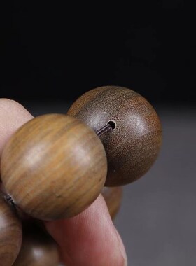 极速绿檀佛珠手j串男女手链印度小叶紫檀金丝楠木黄花梨木沉香黑