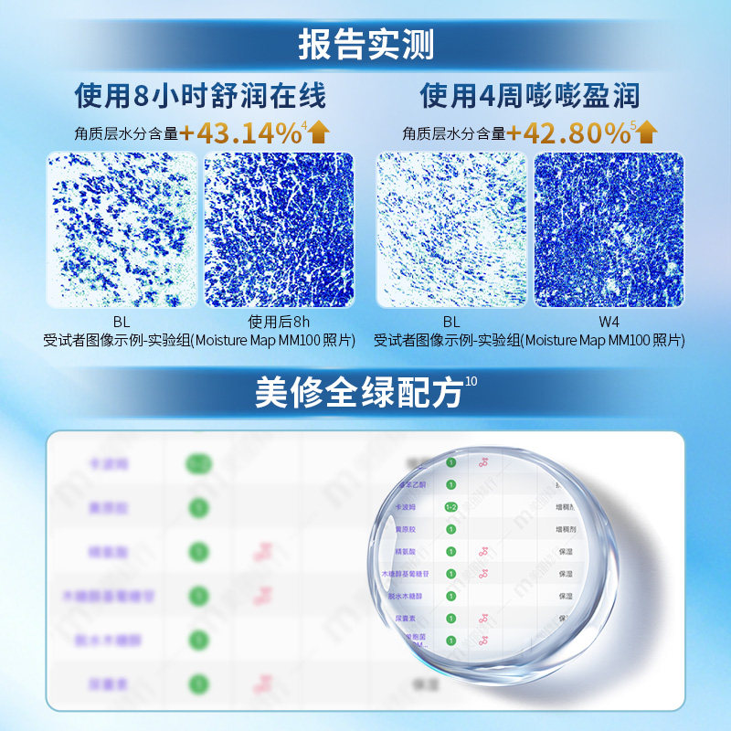 芮桢元水润保湿补水面膜女舒缓莹润沙漠肌小水库官方旗舰店正品