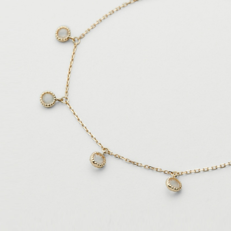 agete/阿卡朵【中国限定】6月诞生石月光石手链 - 图0