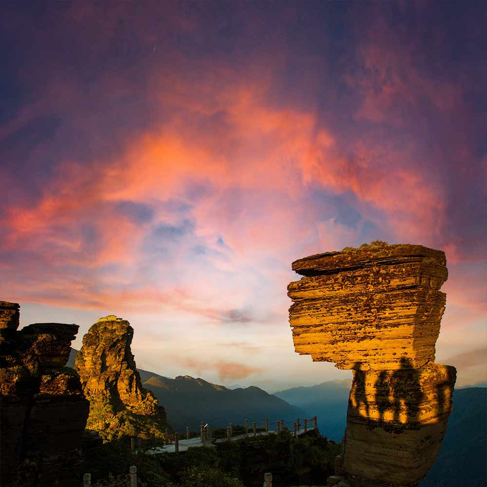 贵州旅游纯玩团梵净山一日游 蘑菇石红云金顶 飞猪旅行贵阳跟团游 - 图3