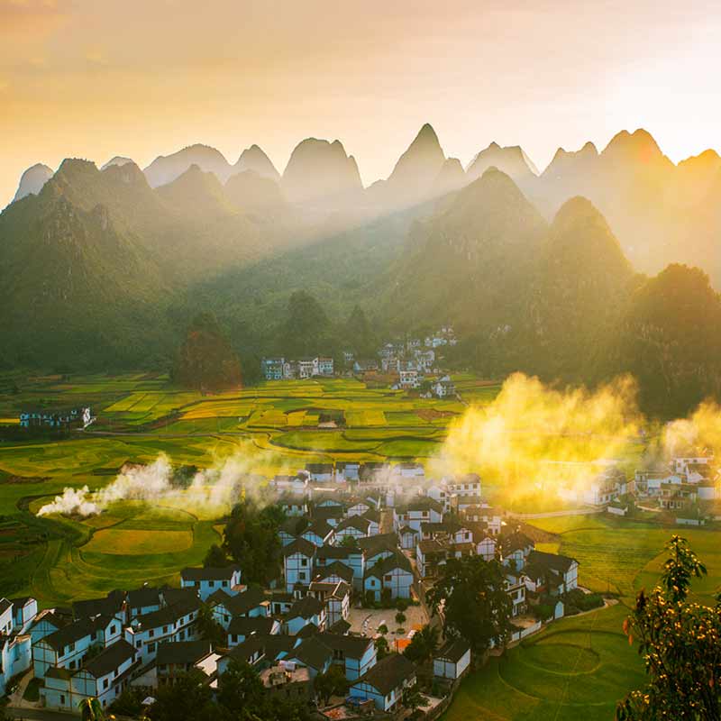 私家团贵州旅游纯玩半自由行5天4晚黄果树万峰林大草原织金亲子游
