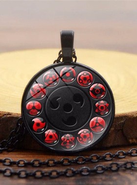 极速Sharingan Pendant Necklace Classic Japanese AnimeY Acces