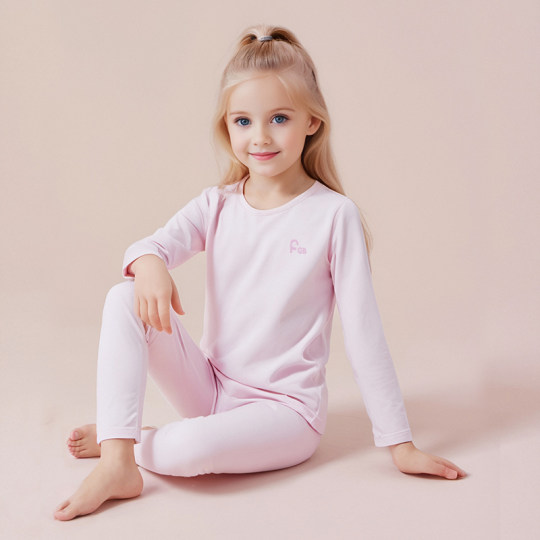 好孩子儿童春秋季男女孩套装棉莫代尔学生秋衣裤家居打底衫睡衣中