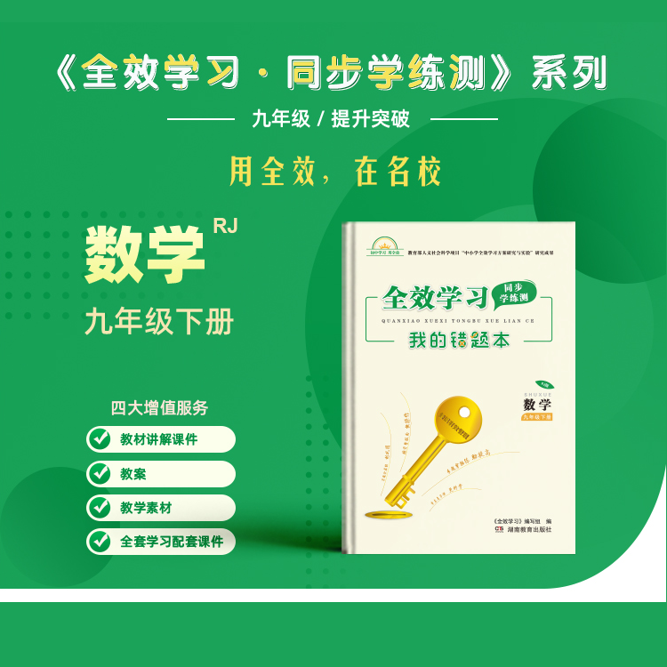 2024初中全效学习同步学练测我的错题本七八九年级上下册语文数学外研版英语物理化学道法历史生物地理RJ版练习测试题中考总复习 - 图1