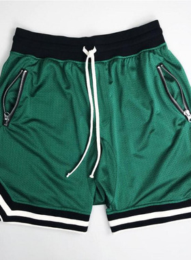 极速Men's Casual Shorts Hip Hop StreetweOar Male Gyms Fi
