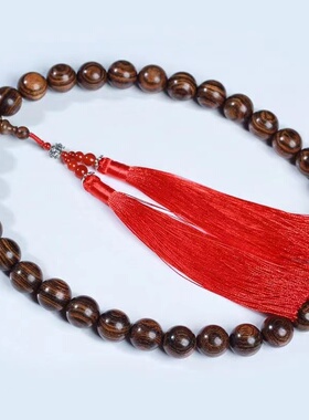 极速虎皮檀木文玩手串15mm佛珠手持36颗念珠Q男女款女款饰品车挂