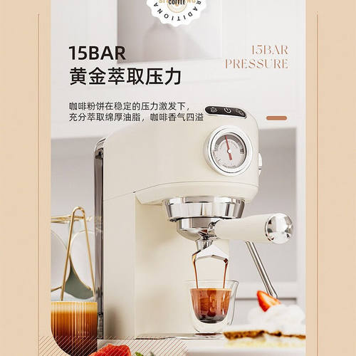 新品雪特朗(eSTELANG)意式半自动咖啡机家用小型奶泡机1other/其 - 图3