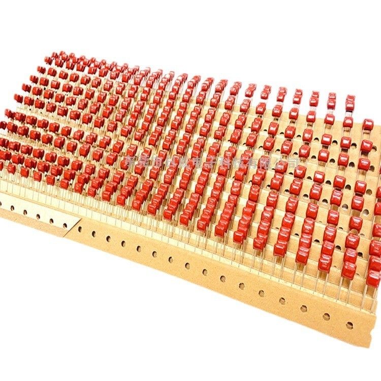 CL21X CBB电容104J100V 104J250V 104J400V 脚距5mm聚酯薄膜电容 - 图3