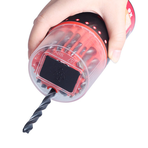 博锋BLU-MOL 高速钢钻头水泥钻头石工钻三尖木工混合钻头18件套装 - 图1