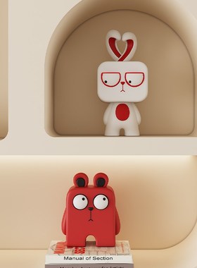 速发高家感酒柜装房摆件级居饰品奶油风儿童饰间客厅玄关小众摆设