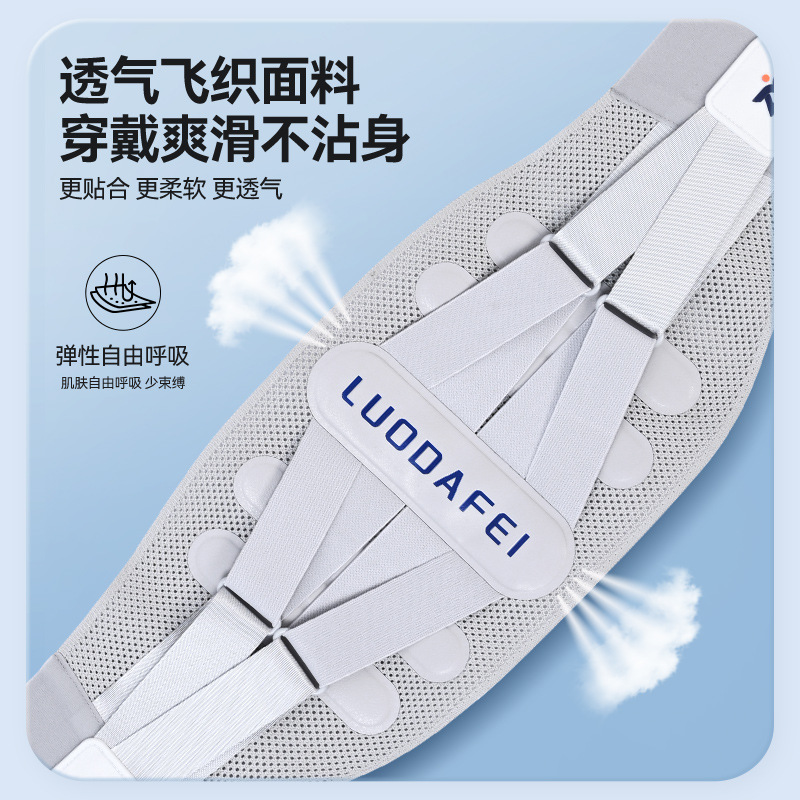 【罗达菲】2025新款护腰带热压D33 加宽支撑护腰间盘劳损腰椎突出 - 图3