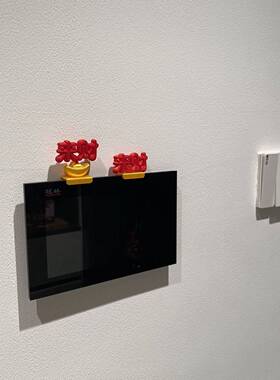 来财！可视门铃装饰摆件入户玄关对讲屏幕遮丑神器新年寓意好摆件