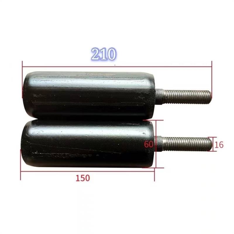 极速立辊输送带挡边轮传送r机立辊皮带防跑偏辊60-150带丝扣滚筒 - 图2