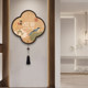 New Chinese-style living room clock electronic clock perpetual calendar 2026 new porch decorative painting hanging painting retro wall clock