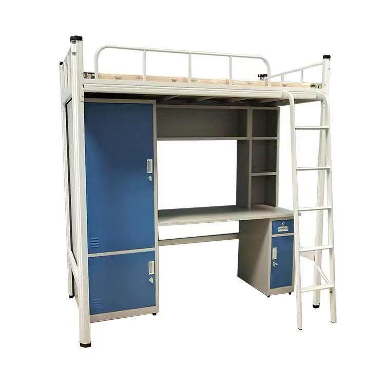 上床下桌组合床公寓床学生宿舍衣柜一体床上下铺铁架床厂家定,淘宝优惠券,粉丝福利购,淘宝优惠卷