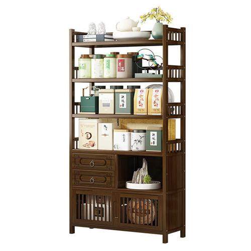 极速博古架置物架多功能茶v柜架茶台中式玄关隔断多宝阁书架多层,淘宝优惠券,粉丝福利购,淘宝优惠卷