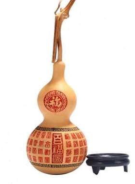 极速禅意阁天然葫芦摆件精雕百福禄E寿喜工艺礼品摆饰客厅卧室装