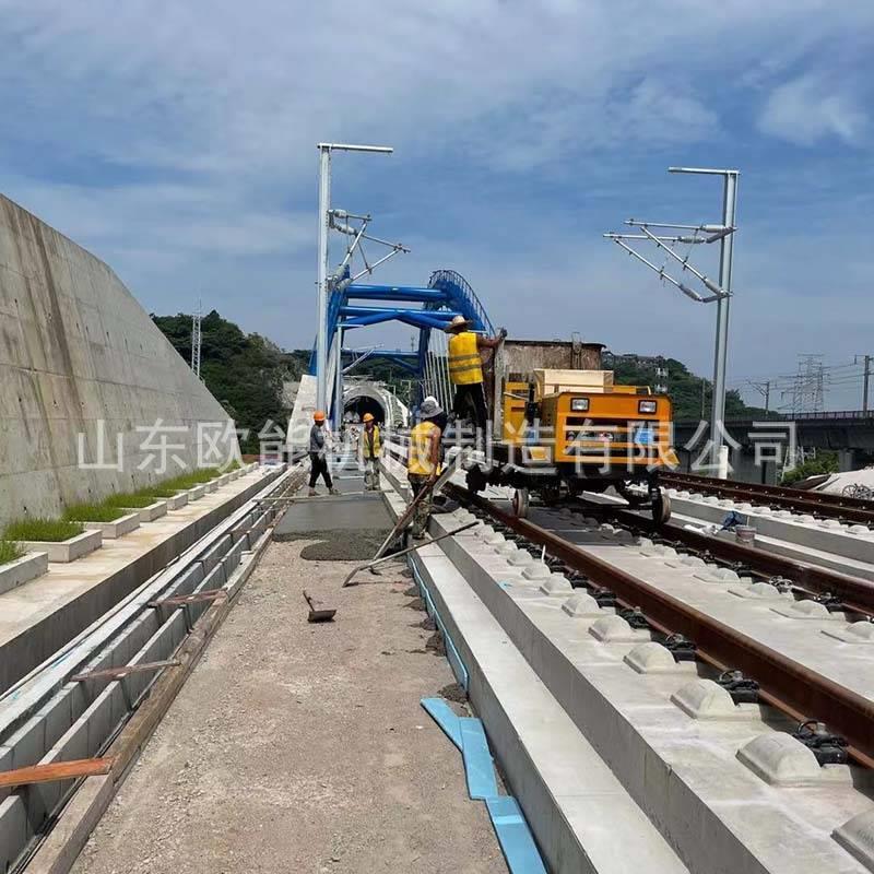 柴油轨道施工装卸车多种规格钢轨地铁轻轨搬运车铁路盘线车