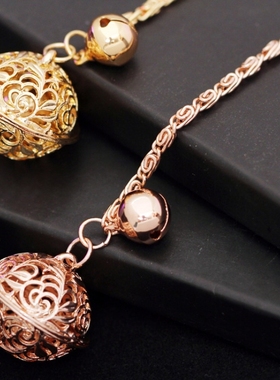 极速古风宫铃球镂空项链吊坠香球汉服挂饰腰饰W手机吊饰手錬