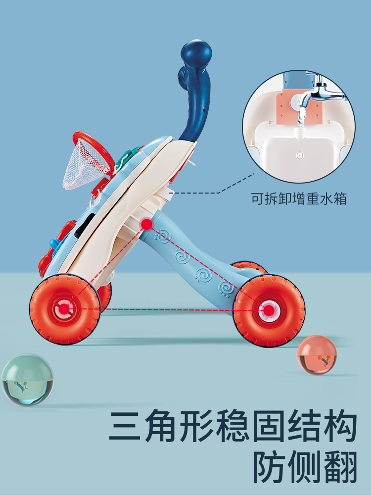 学步车6到18个月推车三合一新型0一1岁儿童玩具8婴多能六合一小儿-图2