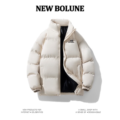 NEW BOLUNE/新百伦2025新款立领棉衣加厚保暖面包服外套