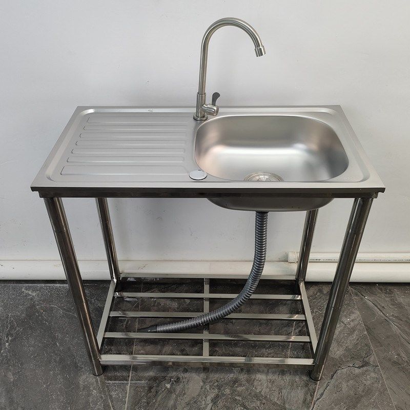 厨房不锈钢水槽单槽加厚洗菜盆带支架大单槽N水池洗碗洗手水槽家,淘宝优惠券,粉丝福利购,淘宝优惠卷
