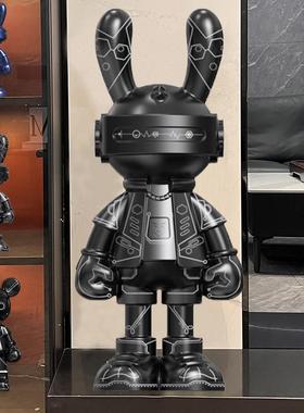 ins风现代轻奢科技兔摆件电视柜酒柜酒吧公司公仔装饰品暴力熊