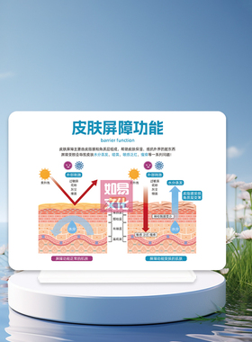 科普教育医患沟通皮肤色斑面部知识雪弗板摆件美容院专用加硬加厚