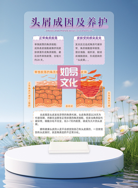 头屑成因及养护亚克力摆台