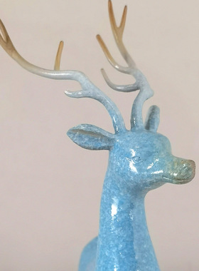 速发铜公艺家摆件雕塑艺术品铜鹿一路高升品居办工装桌面饰品礼品