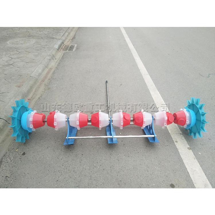 米种油菜玉水稻手拉IIU式直播机 稻下直播田穴播点播机 规模化种 - 图0