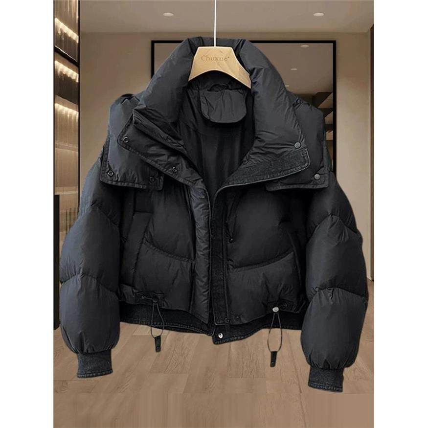 小个子时尚连帽短款棉服外套女冬季2025新款巨好看洋气宽松面包服,淘宝优惠券,粉丝福利购,淘宝优惠卷