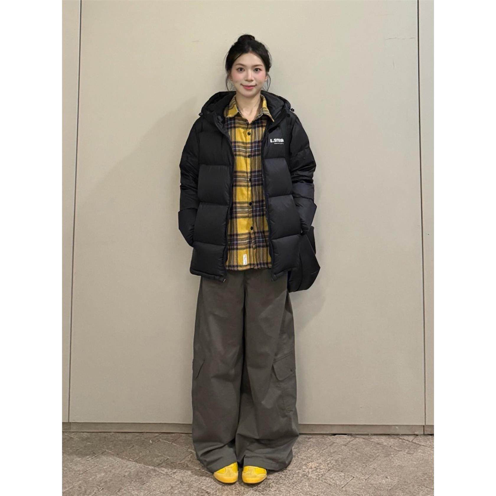 黑色加厚羽绒棉服女冬季2025新款短款面包服保暖连帽棉衣外套棉袄,淘宝优惠券,粉丝福利购,淘宝优惠卷