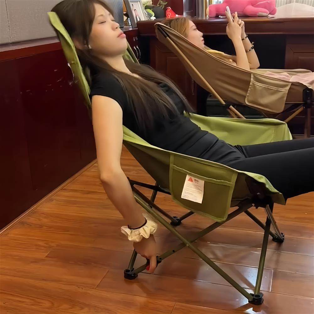 办公室午睡躺椅便携午休折叠床单人工位简单轻便休闲办公月亮椅子,淘宝优惠券,粉丝福利购,淘宝优惠卷