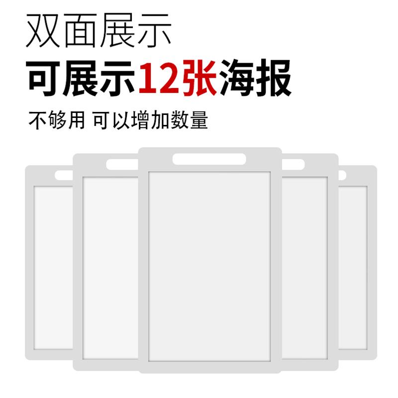 A4 A5压克力透明翻页台卡桌签价格展示牌饭厅菜单桌牌t型台卡架双 - 图1