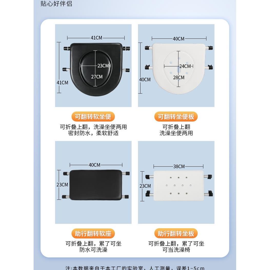 行动不便老人助行器康复行走手术后手推车可坐折叠四脚拐杖助步器-图2