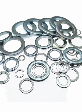 GB848镀锌A级小垫圈小边平垫片圆形窄边加厚螺丝平垫M3456810-M36