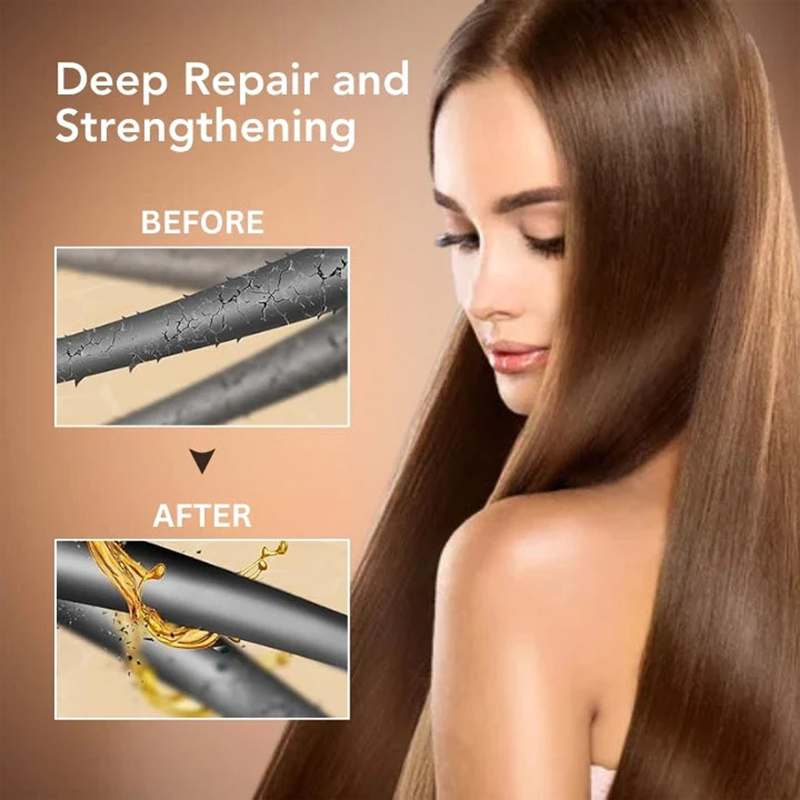 Collagen hair care essential oil repairs split ends and impr - 图2