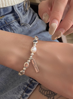 方牌珍珠手链女夏轻奢小众高级感