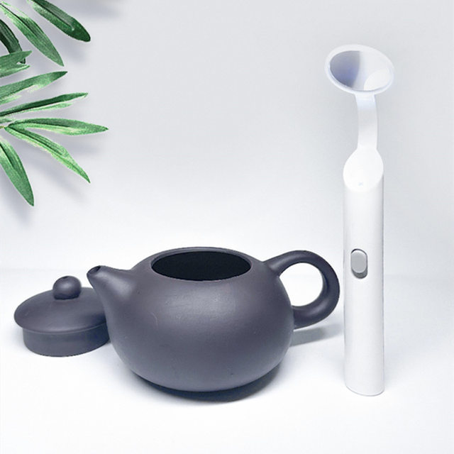 Duzhi Watch Teapot Purple Clay Teapot Endoscope LED with Light