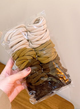 4.5CM中号毛巾圈发圈基础款不伤发头绳皮筋女高弹力发绳发饰